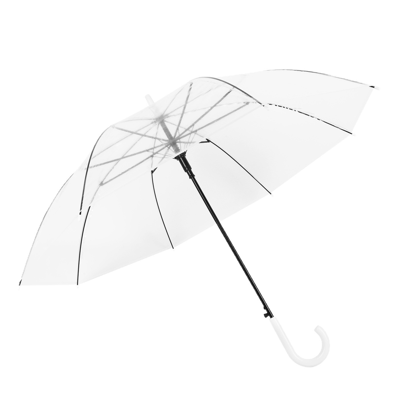Golf Umbrella Large - Ombrello Trasparente Grande Antivento con Manico