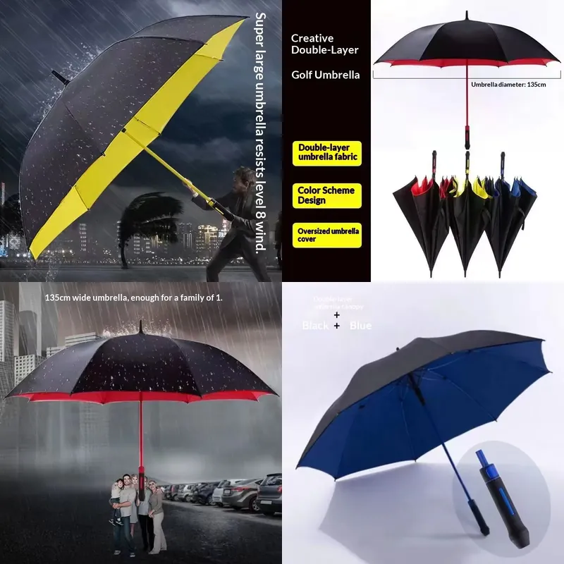 Golf Umbrella Large - Ombrello da Golf Grande Antivento con