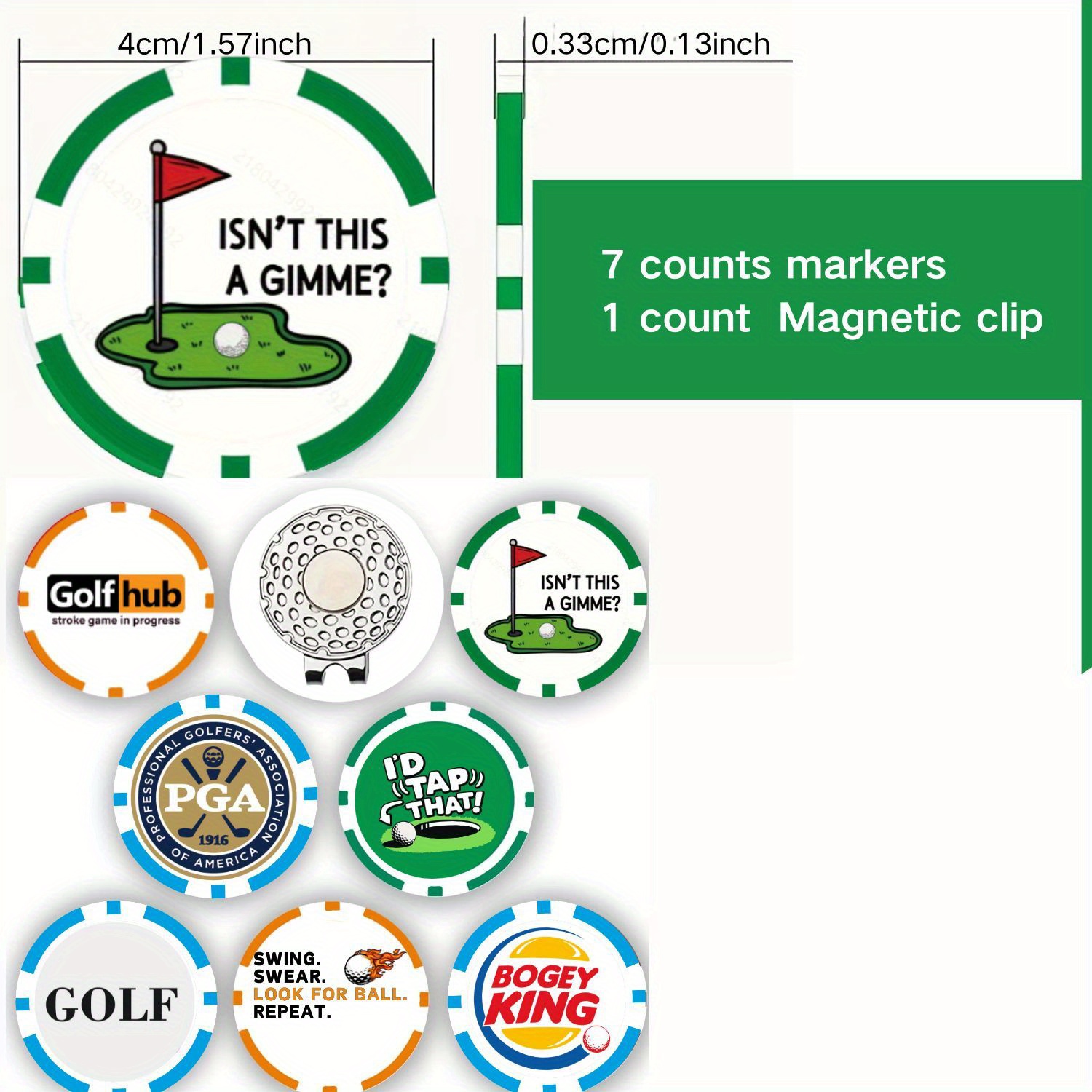 Set di 7 Marcatori per Palline - Ball Marker Set recensione e prezzo