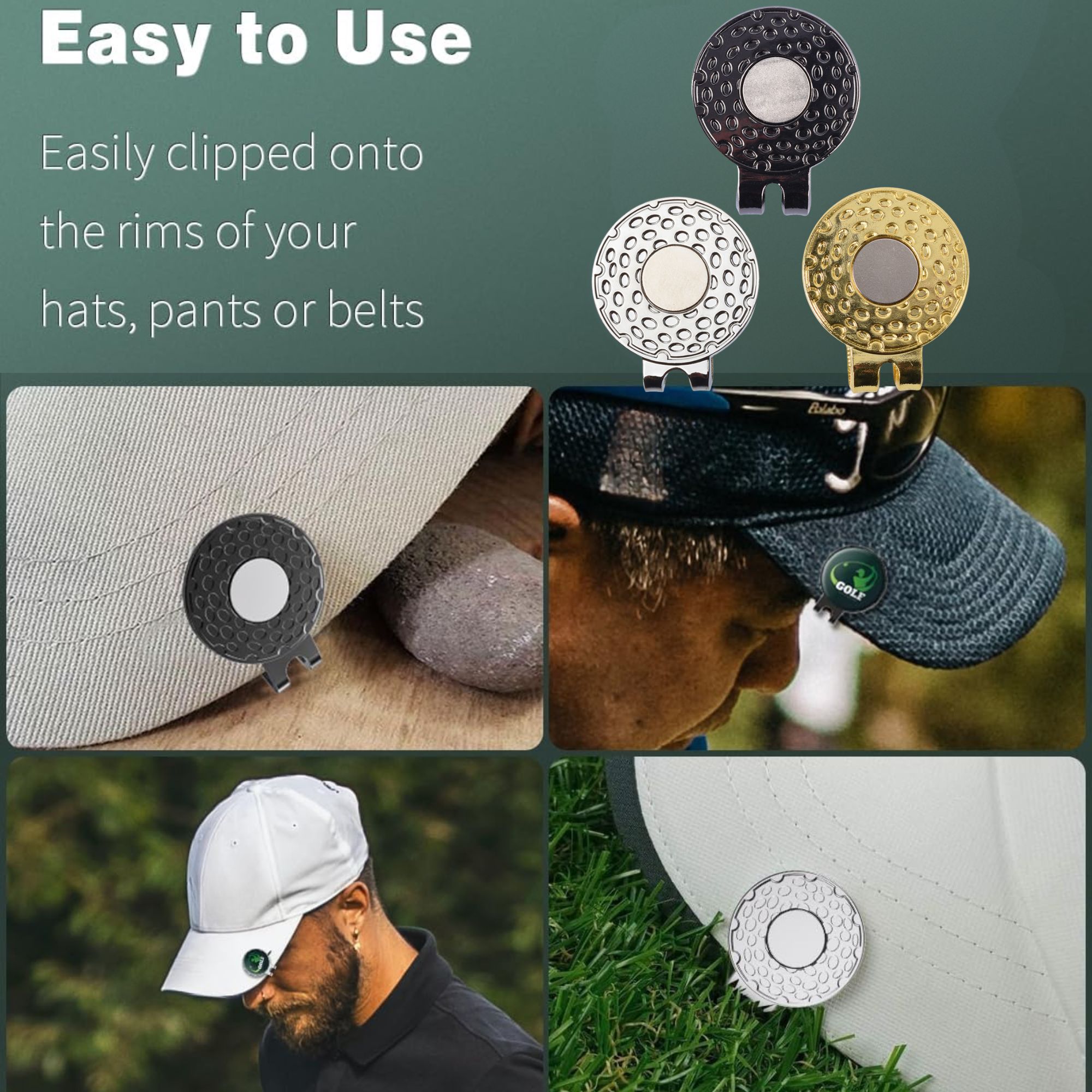 Confezione da 4 clip per cappe - Ball Marker Set recensione e prezzo