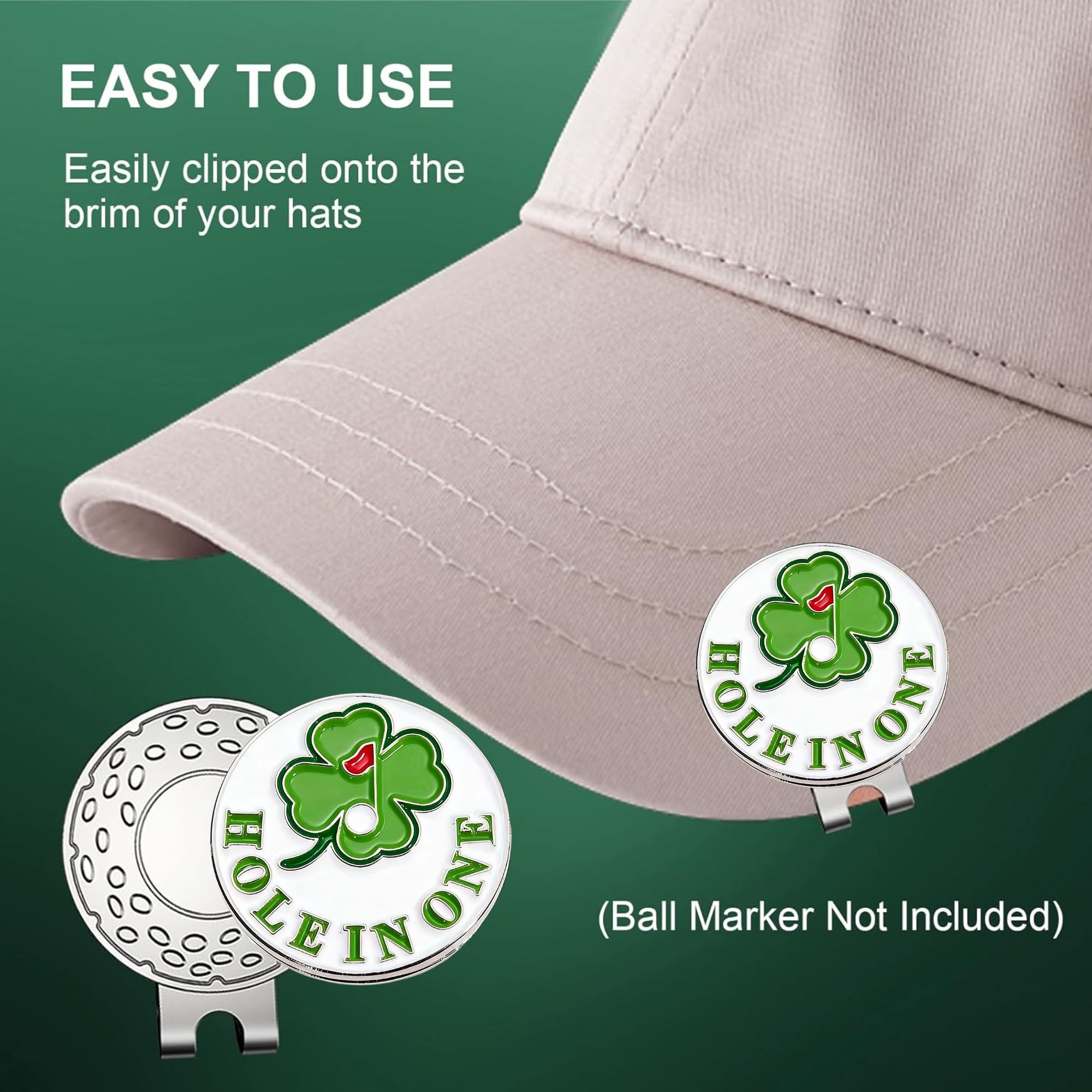 Confezione da 4 clip per cappe - Ball Marker Set recensione e prezzo